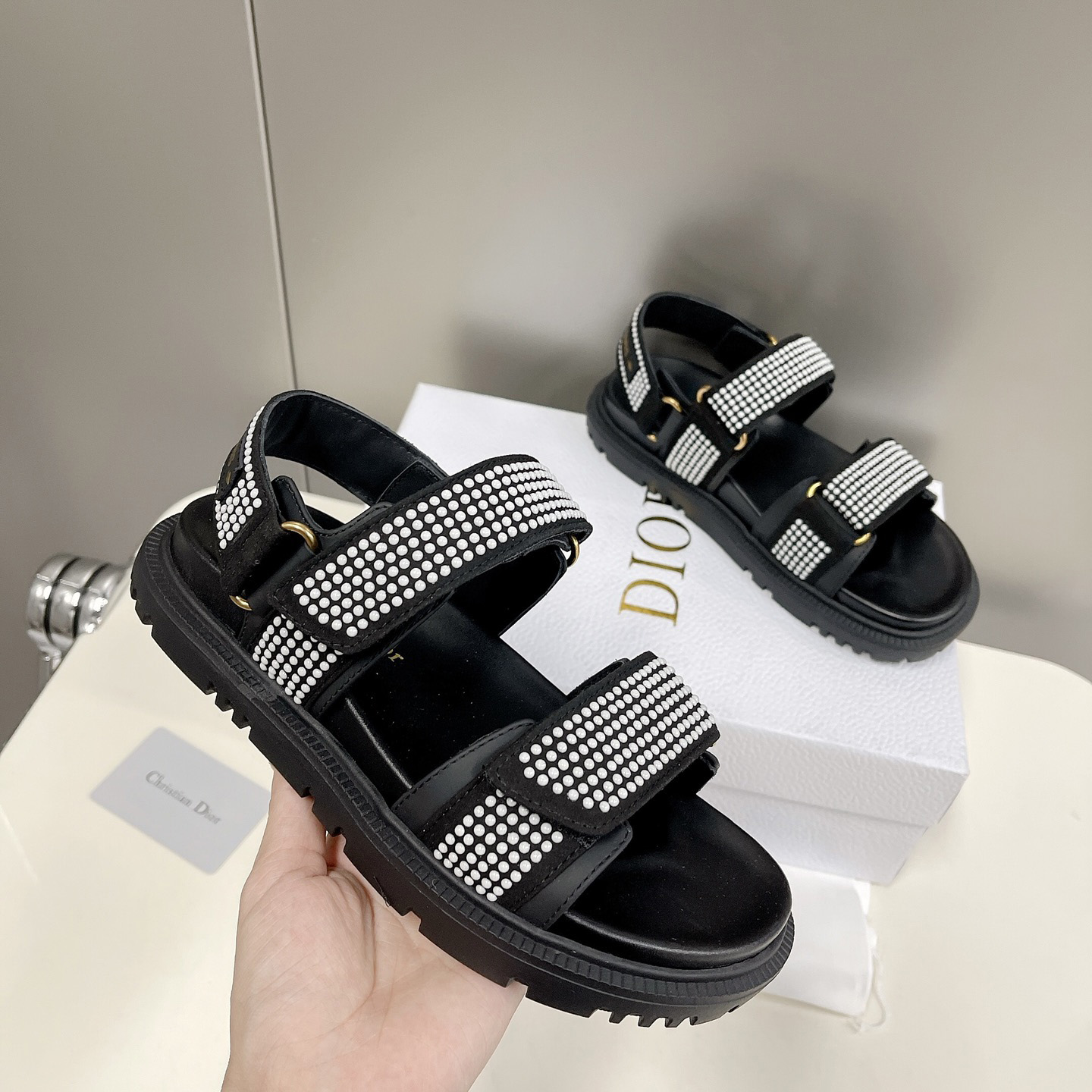 Dior Women Dioract Sandal - DesignerGu