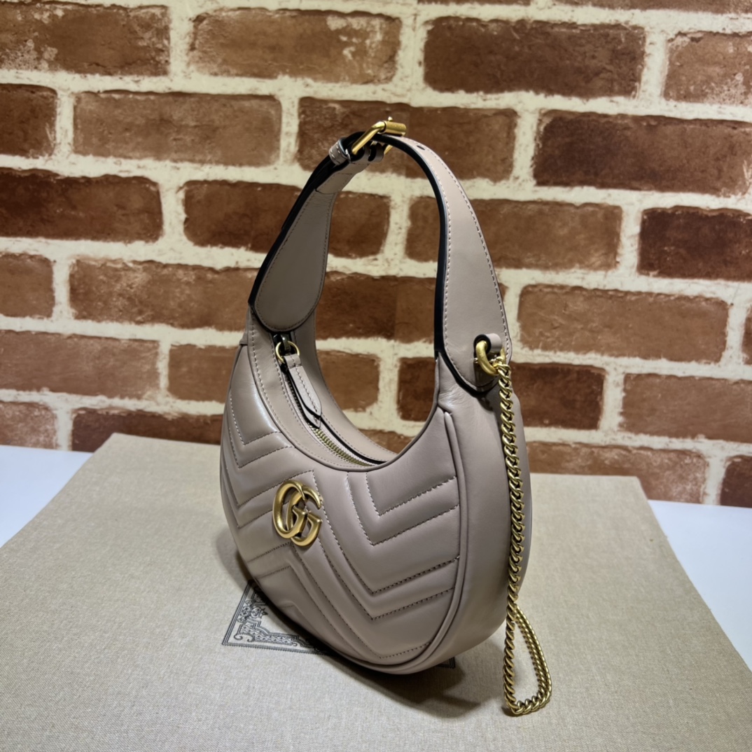 Gucci GG  Leather Handle Bag（21-11-5CM） - DesignerGu