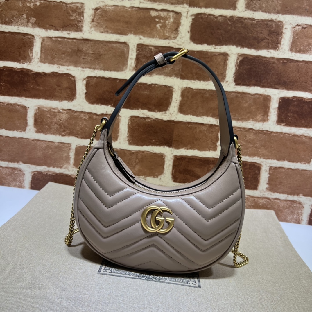 Gucci GG  Leather Handle Bag（21-11-5CM） - DesignerGu