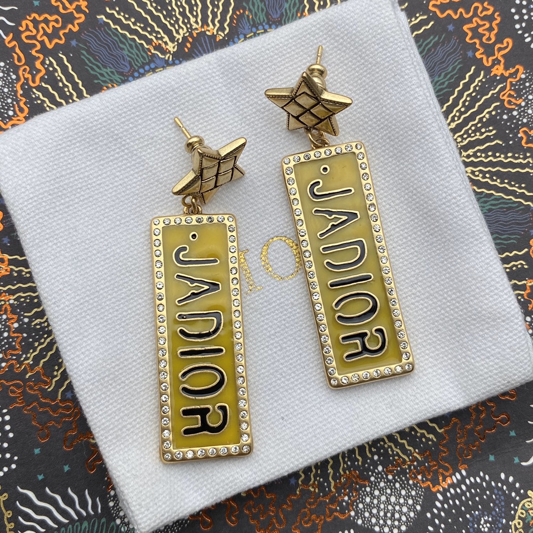 Dior Square Earrings  - DesignerGu