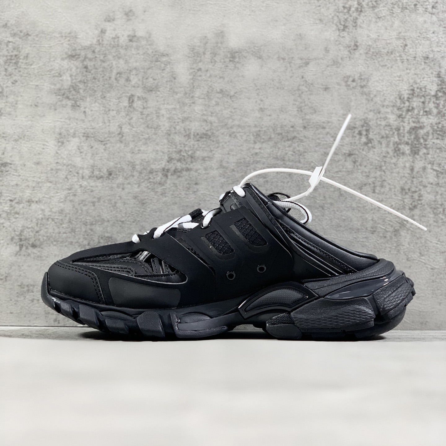 Balenciaga Track Mule In Black - DesignerGu