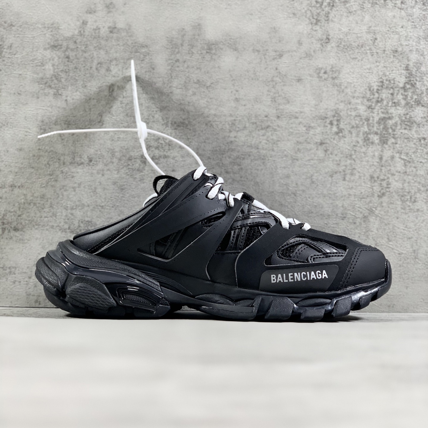 Balenciaga Track Mule In Black - DesignerGu