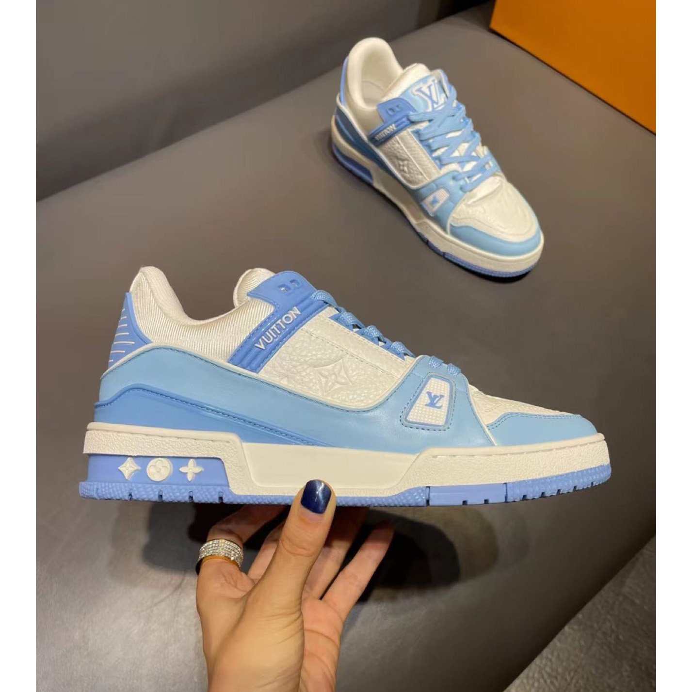 Louis Vuitton Run  Away Sneaker(Upon UK Size) - DesignerGu