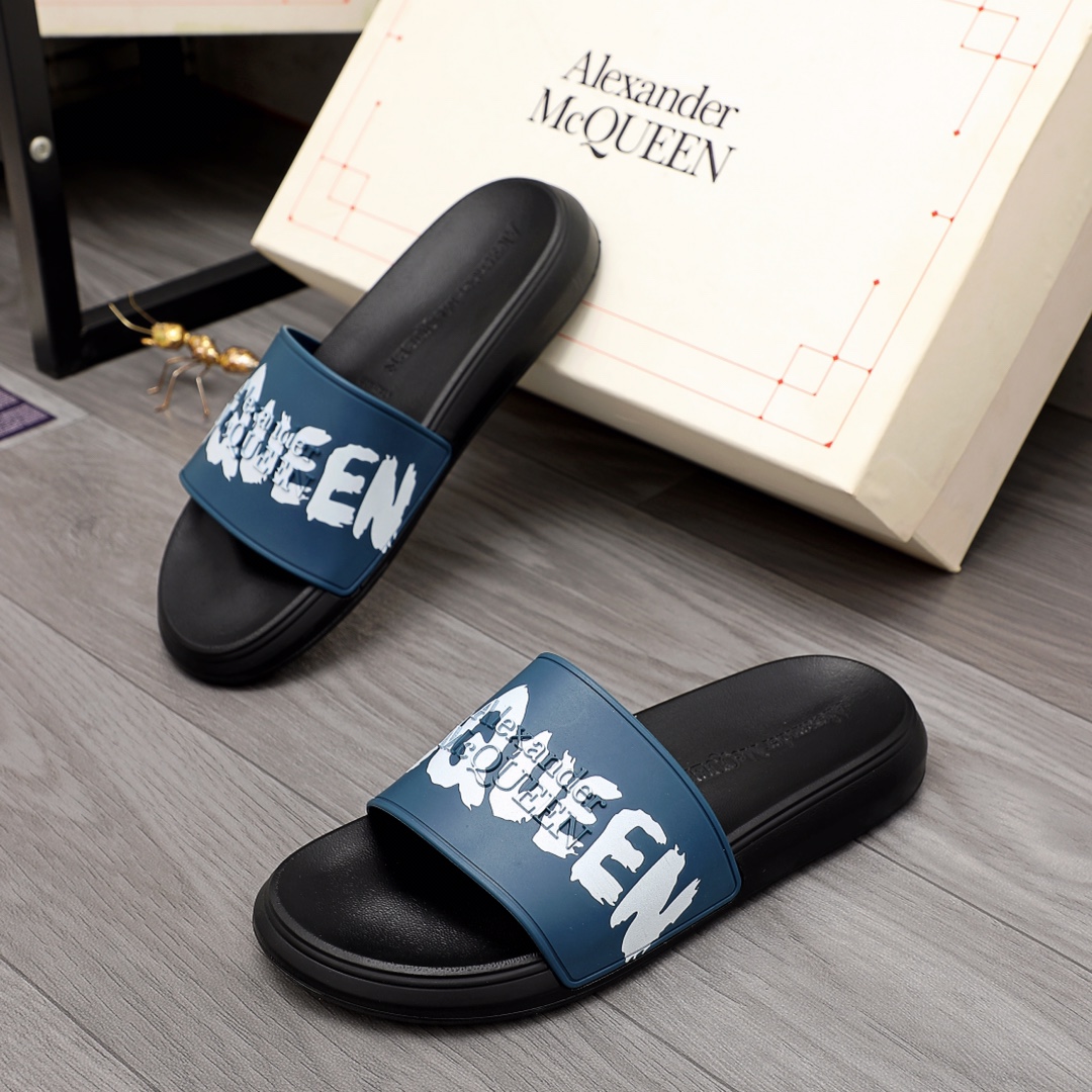 Alexander Mqueen Logo Slipper - DesignerGu