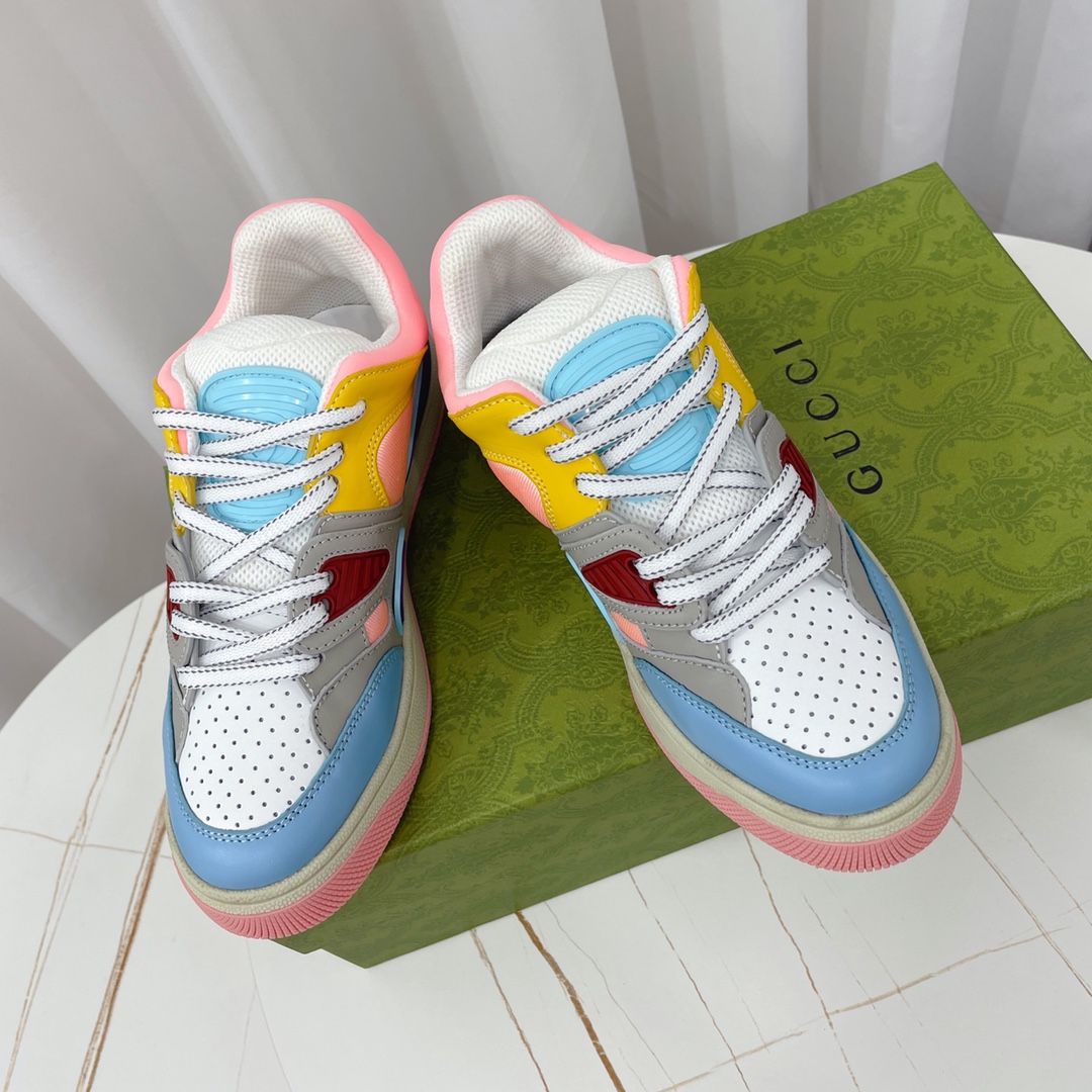 Gucci  Basket Sneaker With Lnterlocking G  - DesignerGu