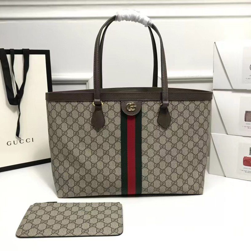 Gucci Ophidia GG Medium Tote（38-28-14CM） - DesignerGu