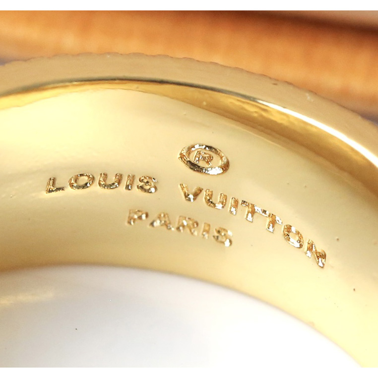 Louis Vuitton Monogram Silver Ring - DesignerGu