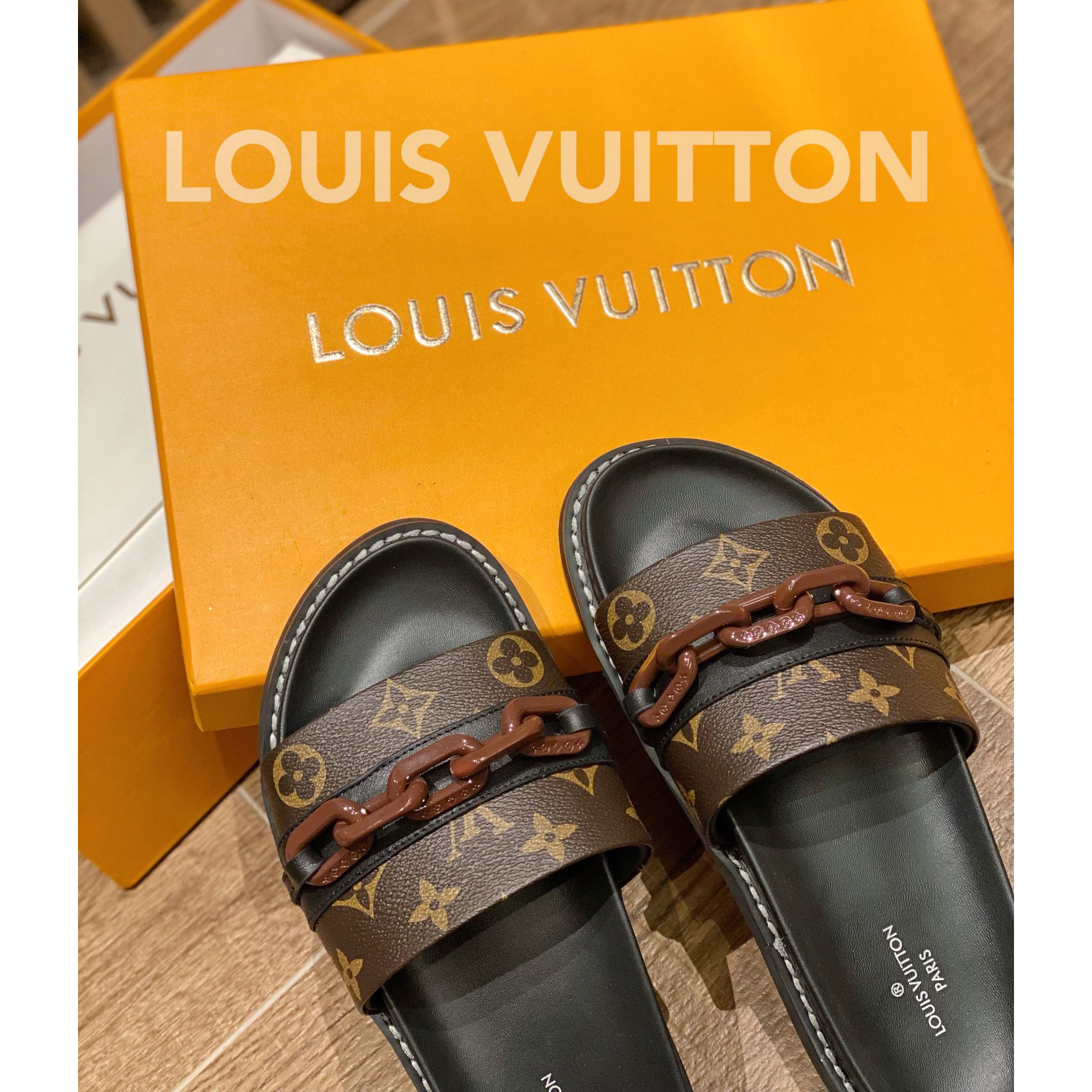 Louis Vuitton Monogram Slipper - DesignerGu