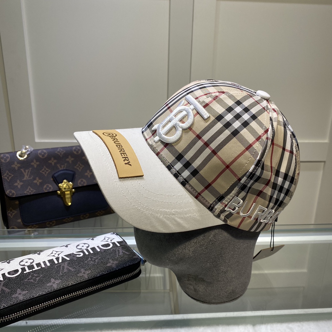 Burberry Monogram Motif Icon Stripe Baseball Cap - DesignerGu