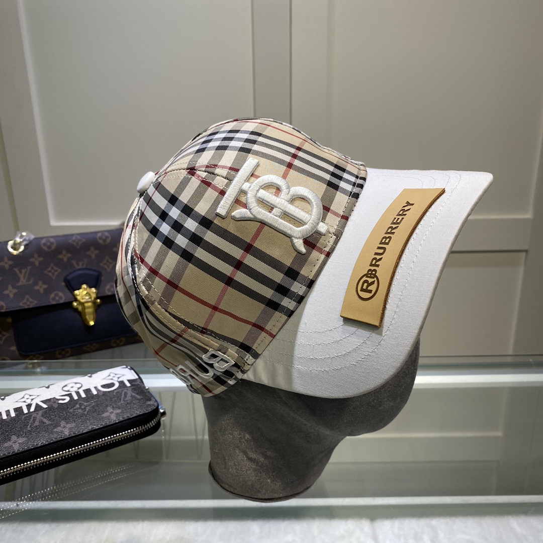 Burberry Monogram Motif Icon Stripe Baseball Cap - DesignerGu