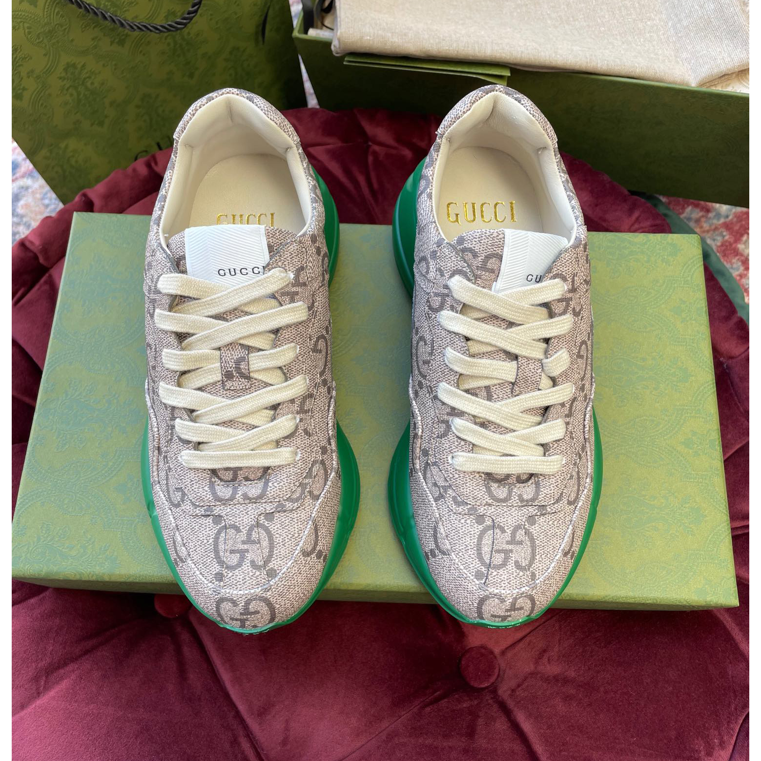 Gucci 100 Special Series Rhyton Sneakers - DesignerGu