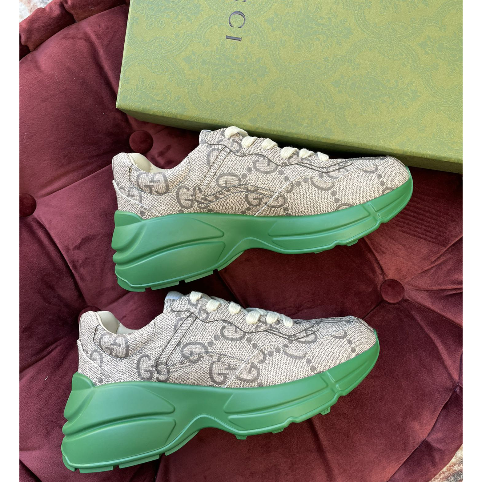 Gucci 100 Special Series Rhyton Sneakers - DesignerGu