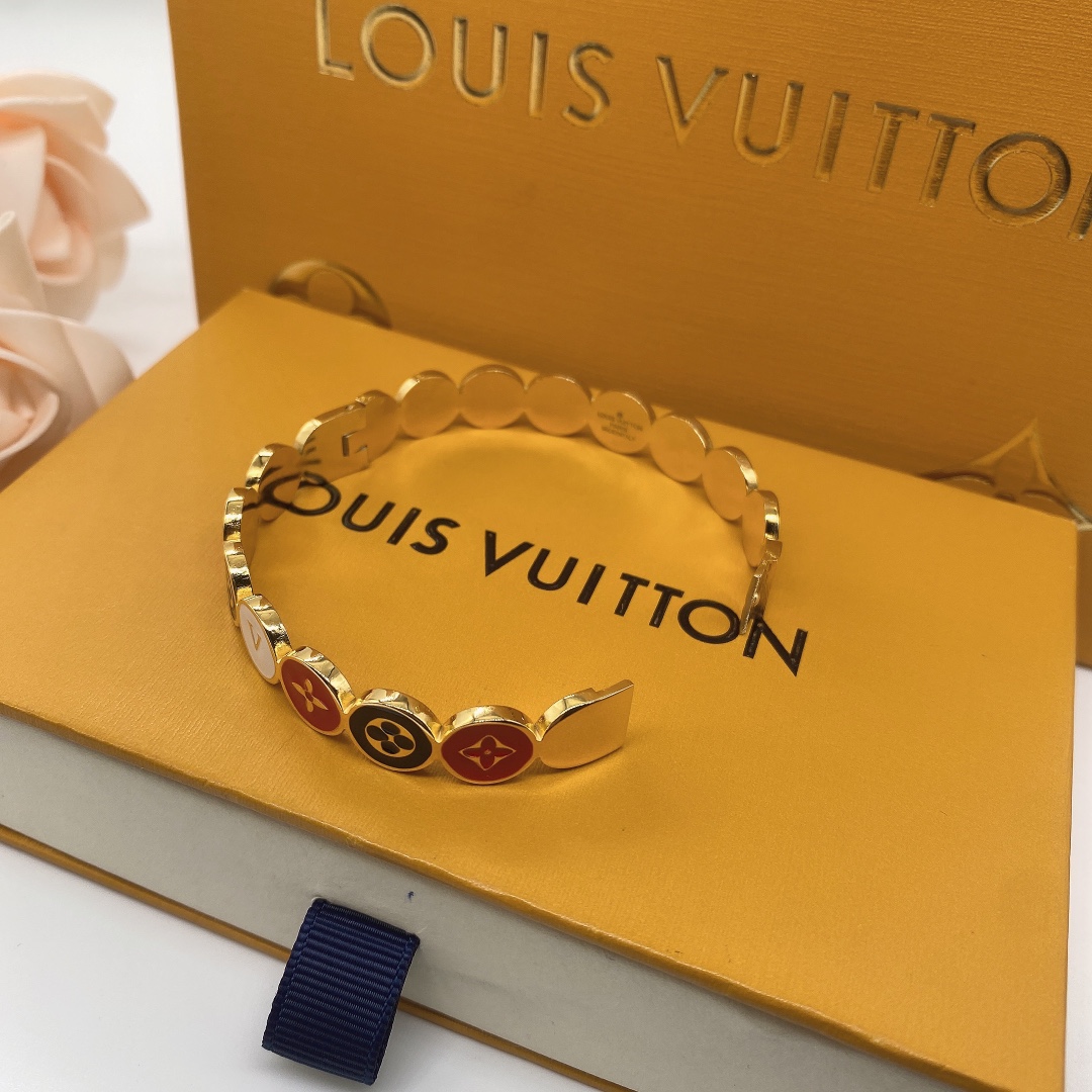 Louis Vuitton 'LV' Bracelet - DesignerGu