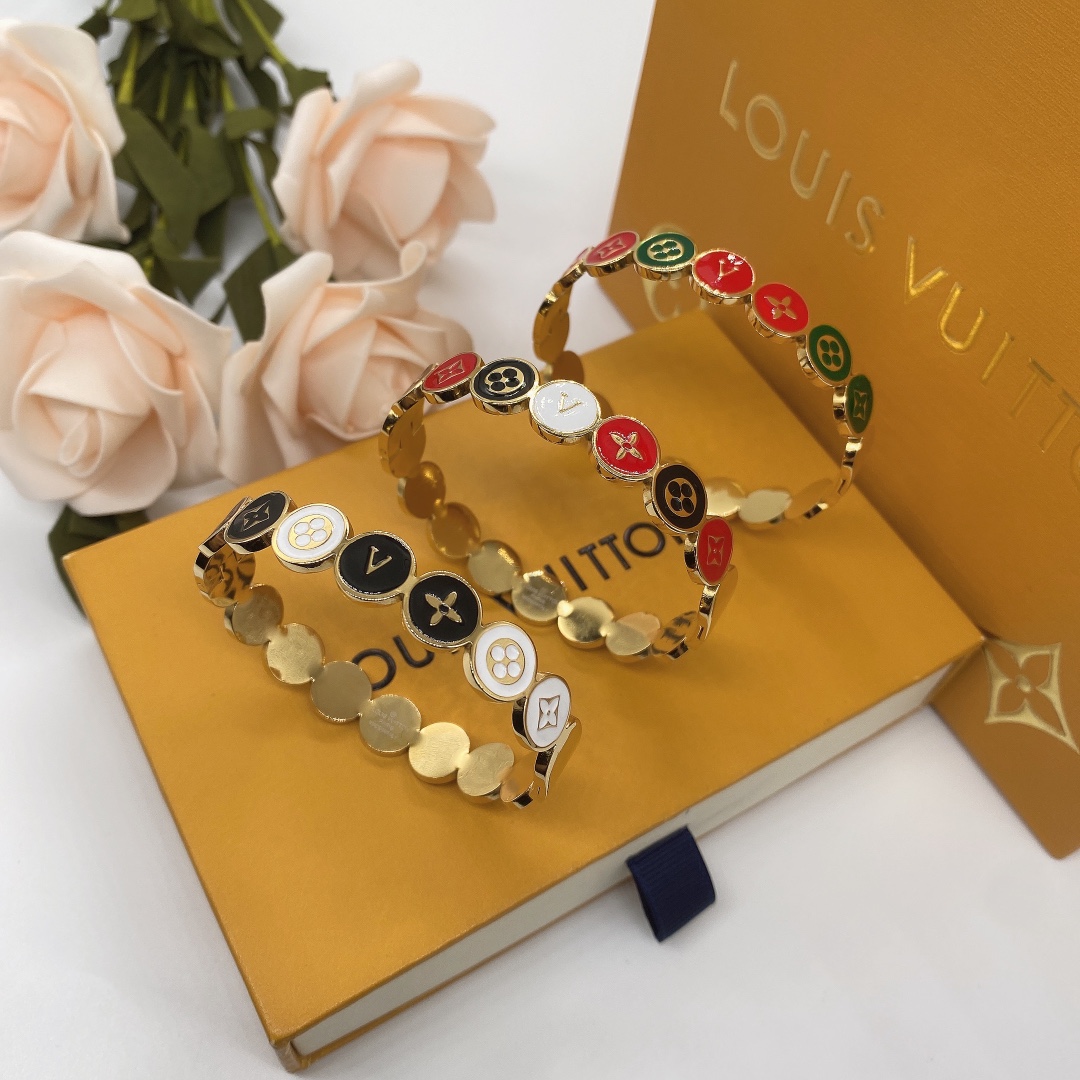 Louis Vuitton 'LV' Bracelet - DesignerGu