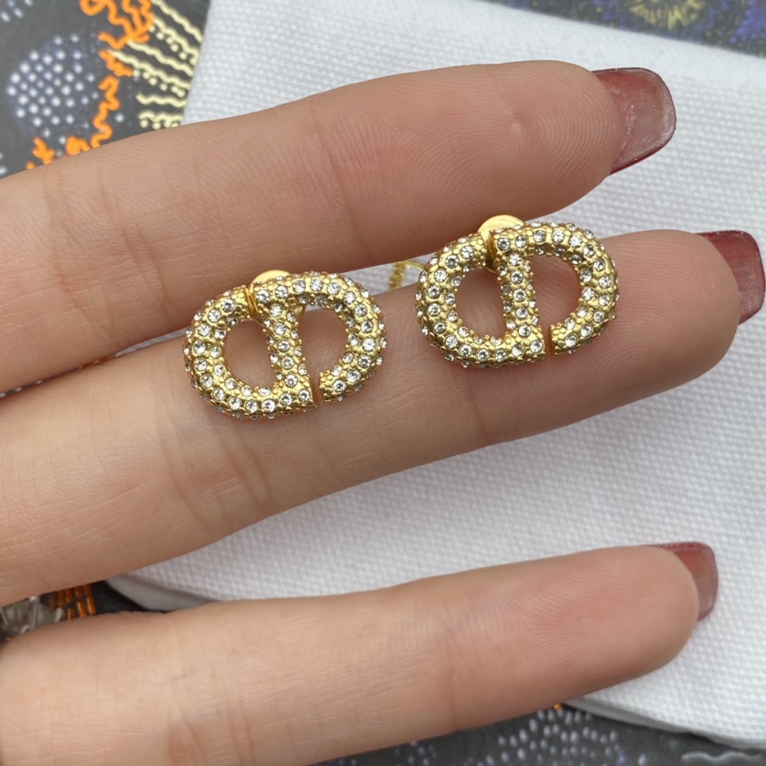 Dior 'CD'  Earrings - DesignerGu