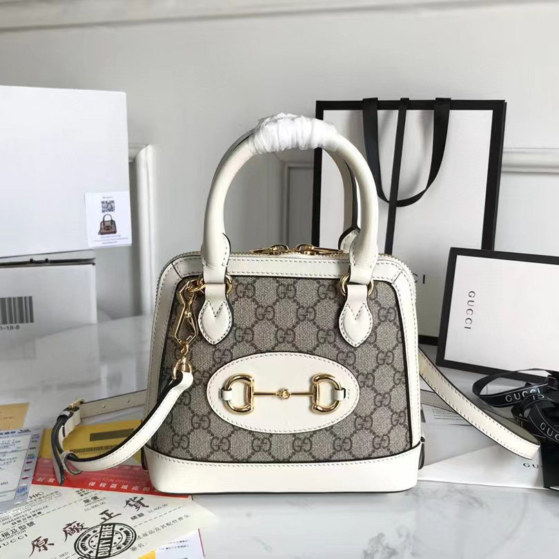 Gucci GG Horsebit 1955 Mini Handle Bag（20-19.5-7.5CM） - DesignerGu