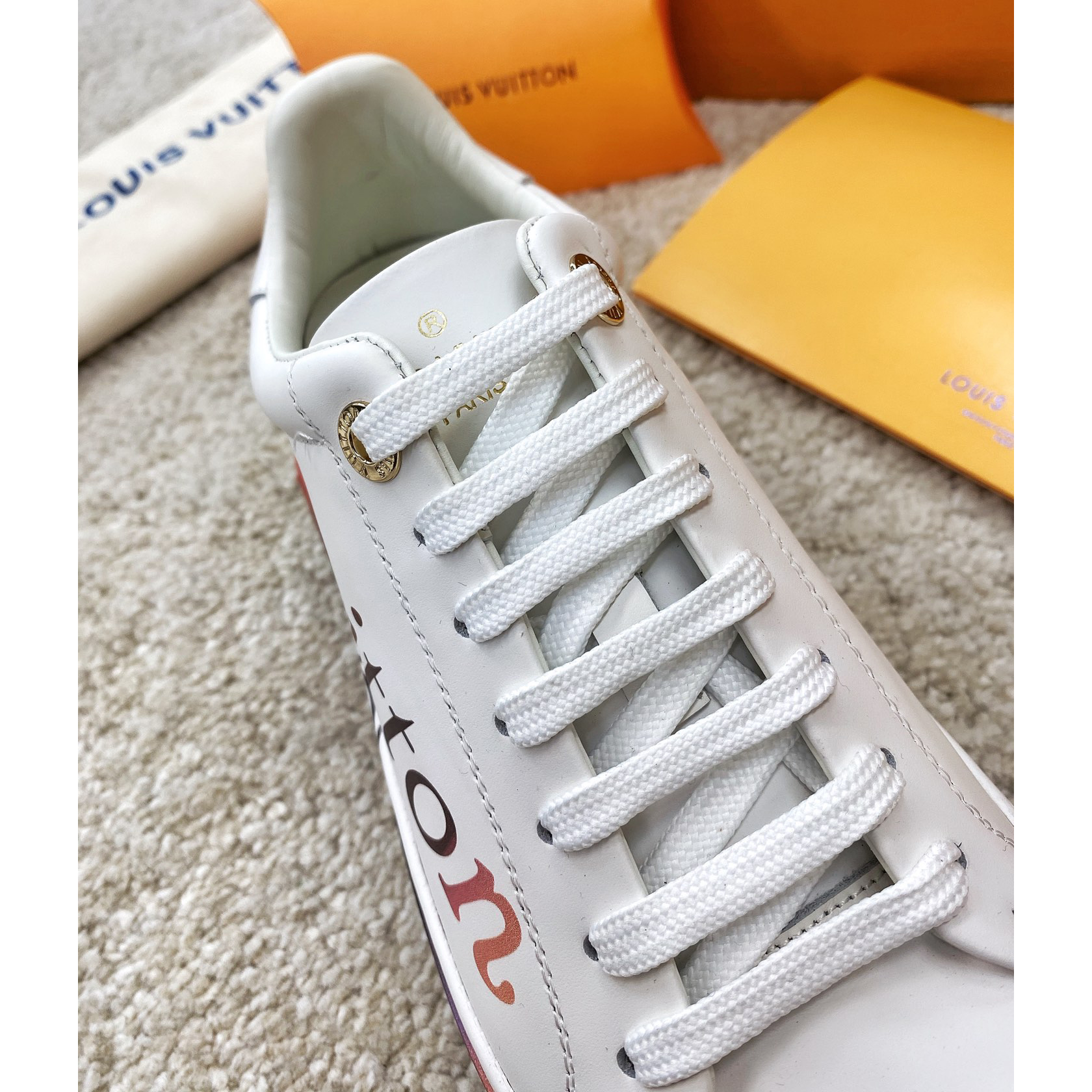 Louis Vuitton Logo Sneaker - DesignerGu