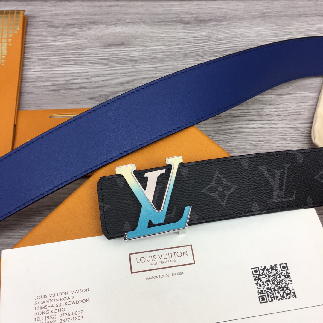 Louis Vuitton Shape 40MM Reversible Belt - DesignerGu