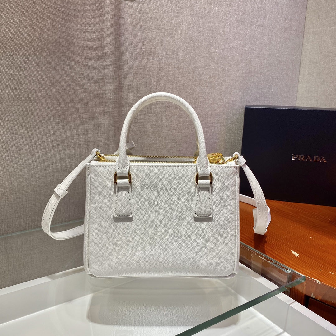 Prada Galleria Saffiano Leather Micro-Bag(20-14.5-9.5cm)   1BA906 - DesignerGu