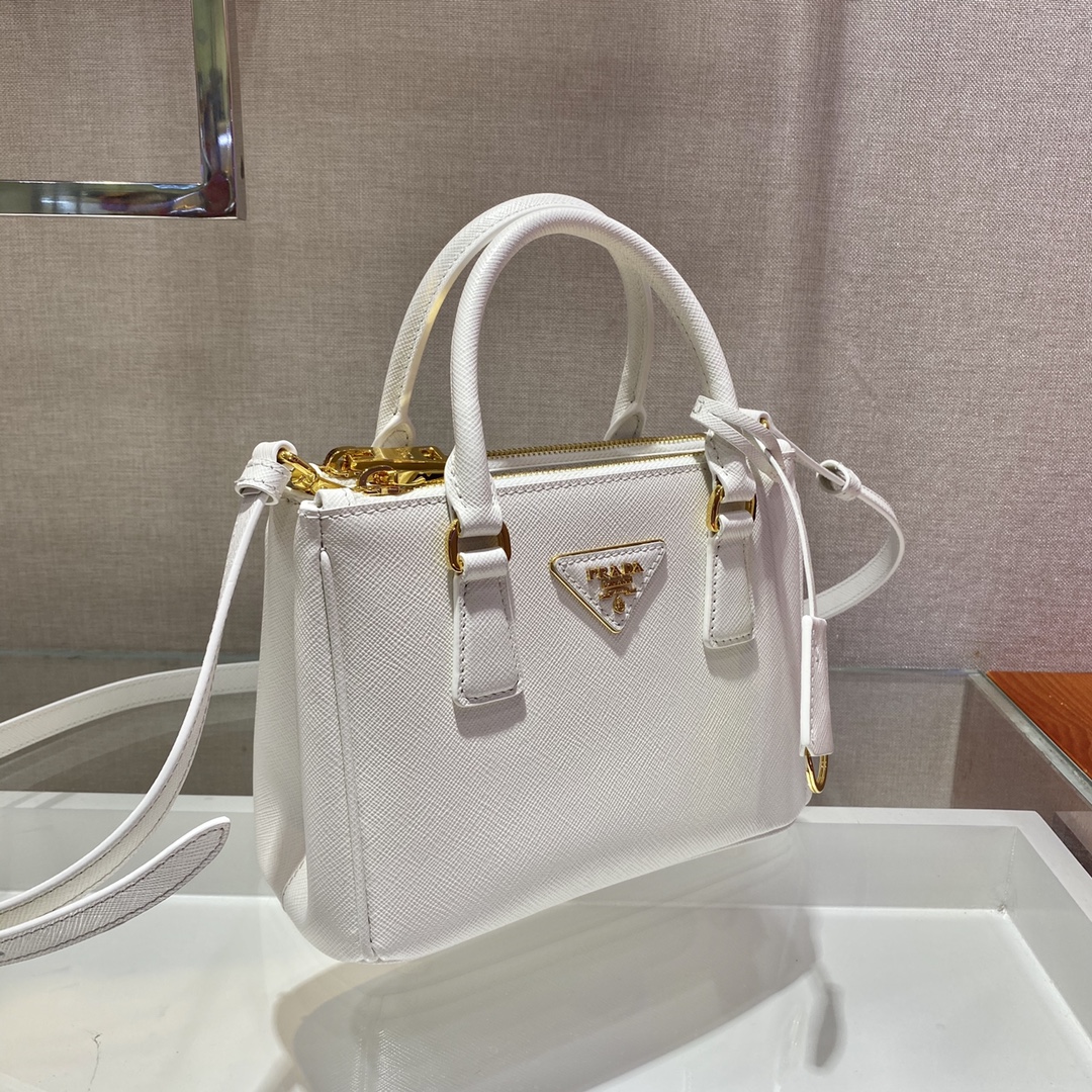 Prada Galleria Saffiano Leather Micro-Bag(20-14.5-9.5cm)   1BA906 - DesignerGu