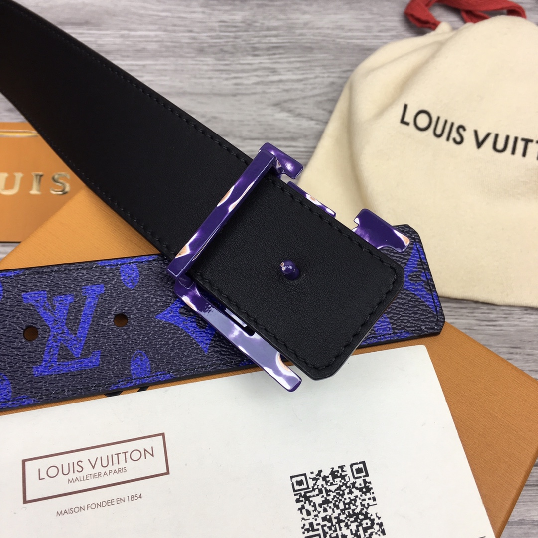 Louis Vuitton Gradient Shape 40MM Reversible Belt - DesignerGu