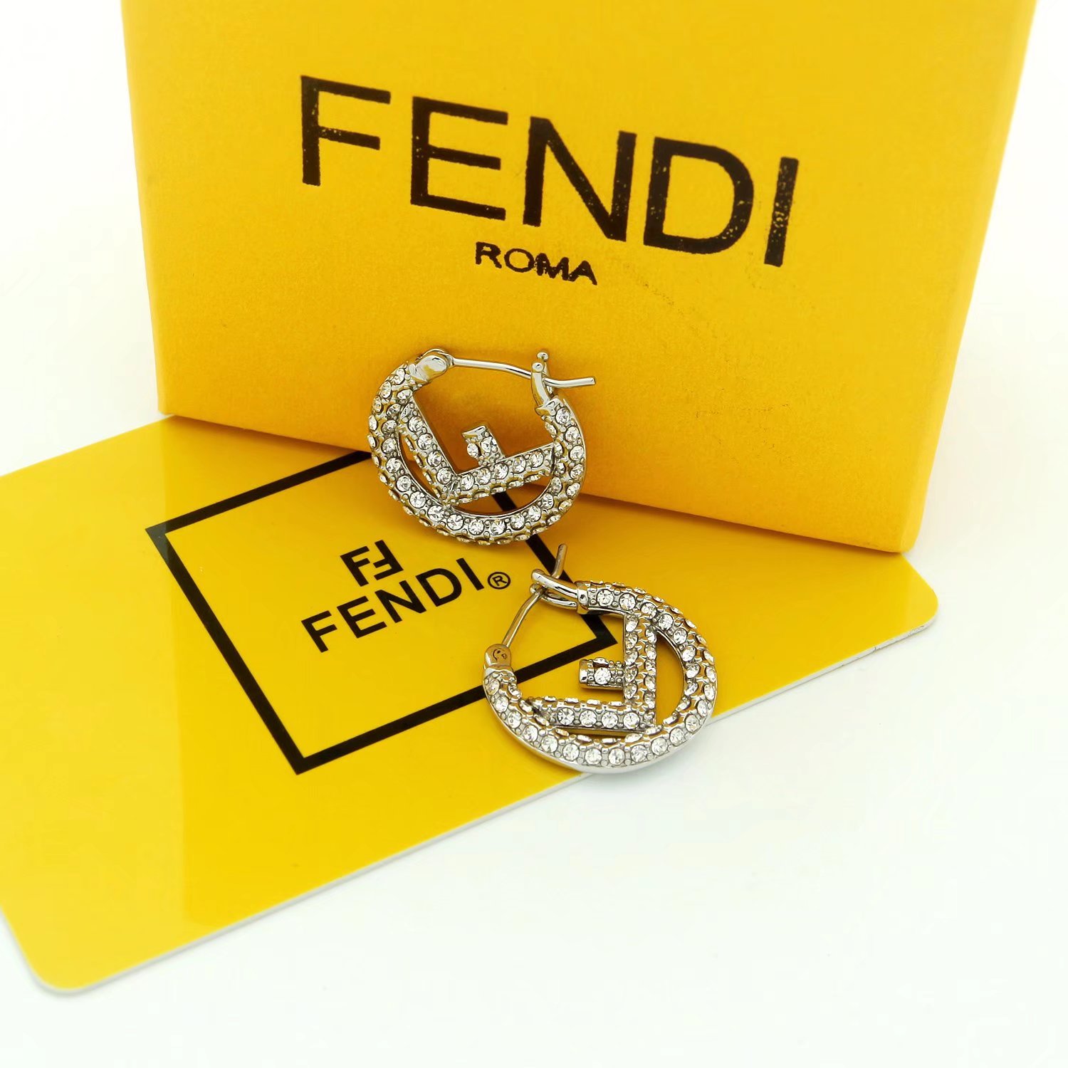 Fendi F Is Fendi Earrings - DesignerGu