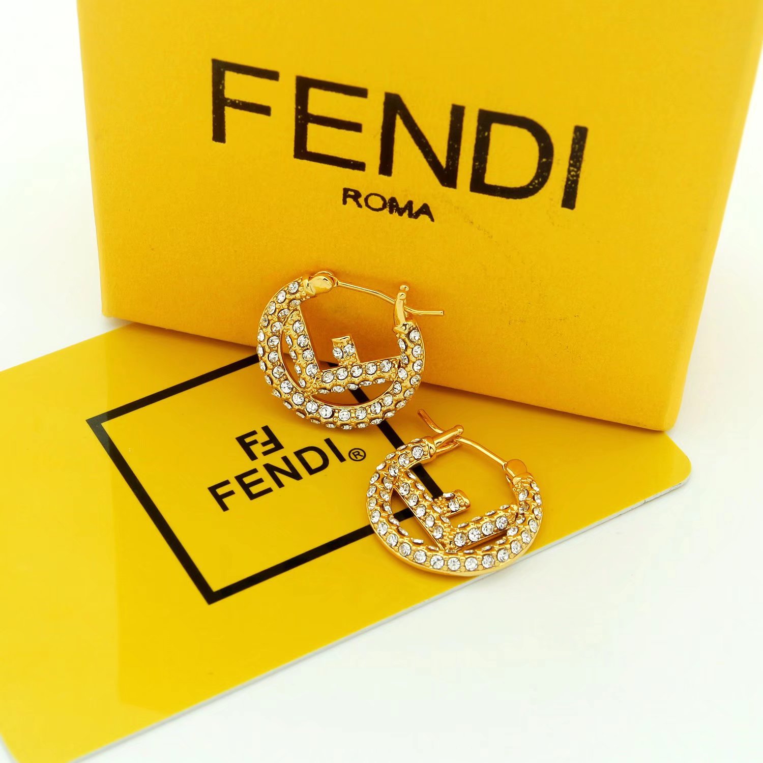 Fendi F Is Fendi Earrings - DesignerGu