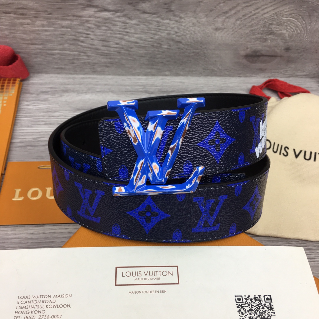 Louis Vuitton Gradient Shape 40MM Reversible Belt - DesignerGu