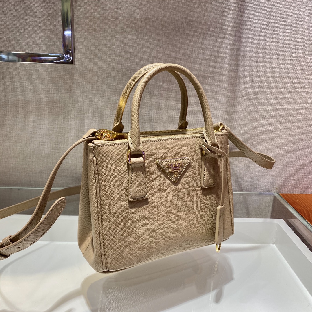 Prada Galleria Saffiano Leather Micro-Bag(20-14.5-9.5cm)   1BA906 - DesignerGu