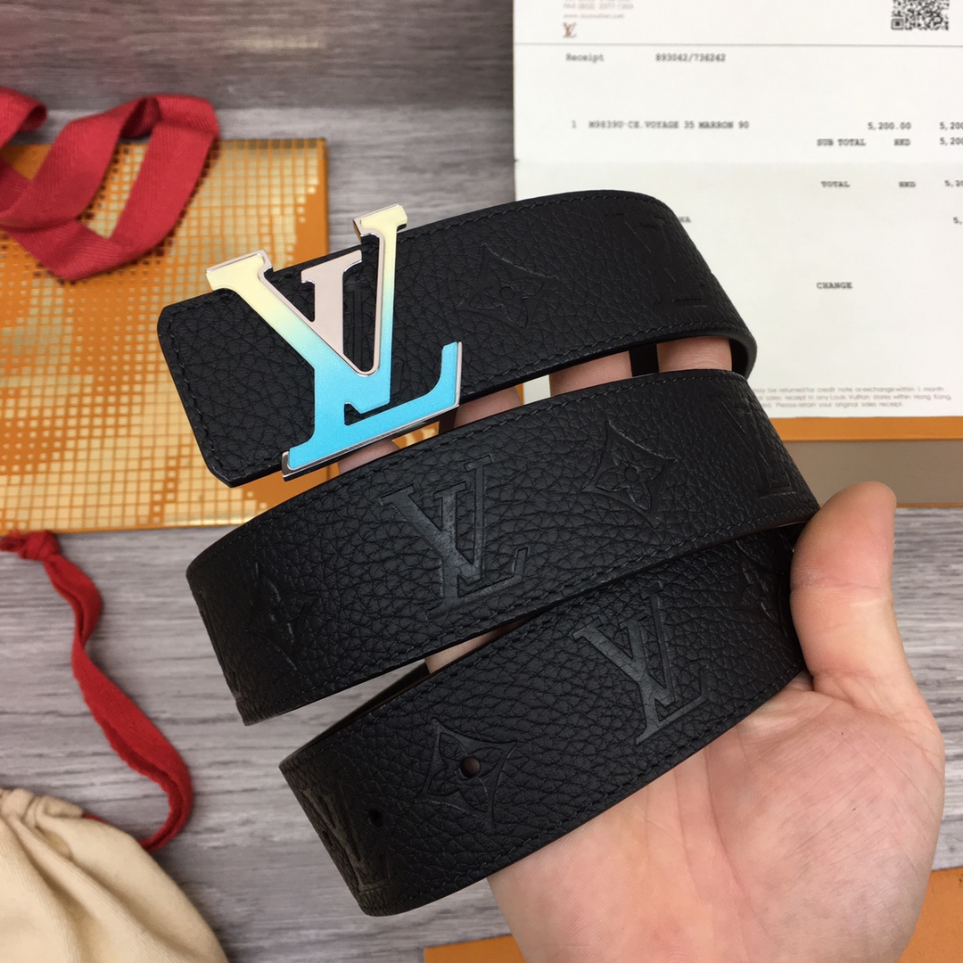 Louis Vuitton Shape 40MM Reversible Belt - DesignerGu