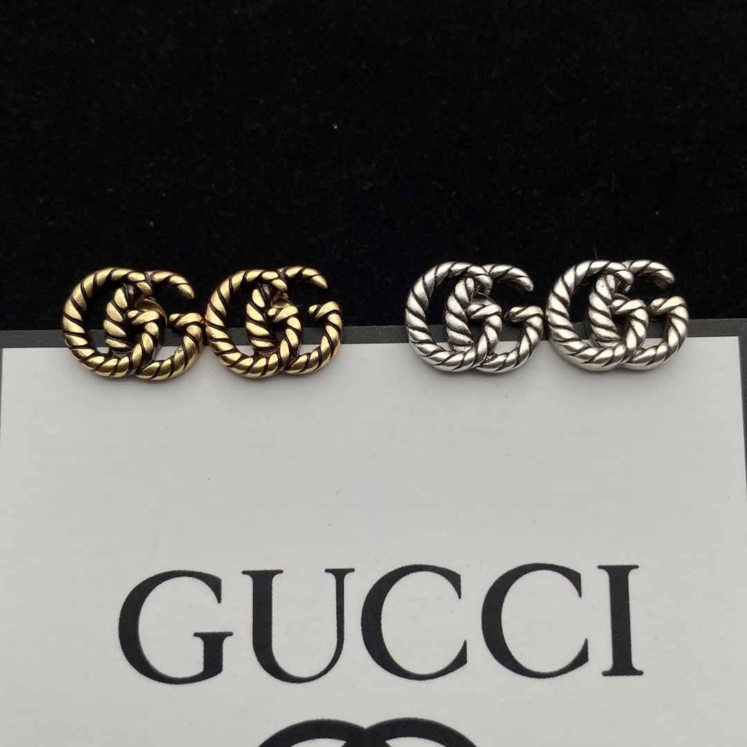 Gucci Double G Earrings - DesignerGu