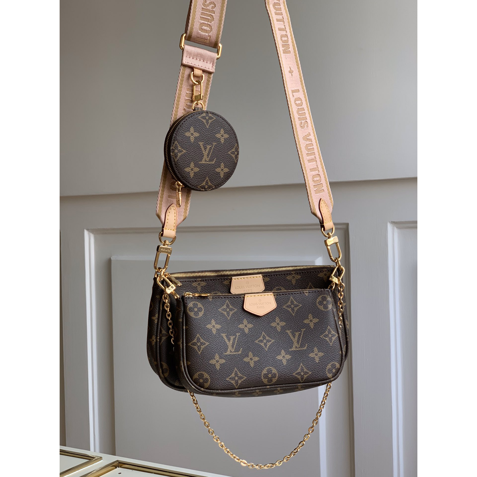 Louis Vuitton Multi Pochette Accessoires(24-13-5cm/19-11-4cm/9-2-1cm) - DesignerGu