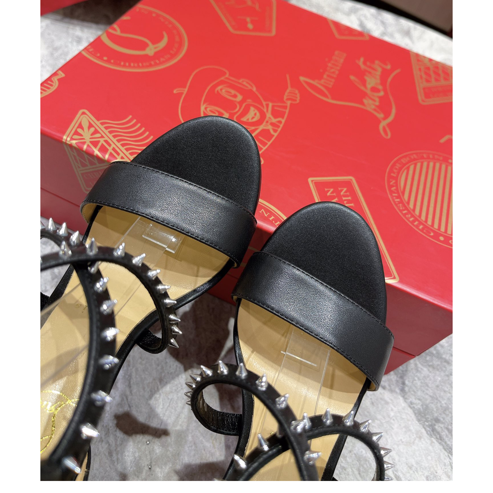 Christian Louboutin Choca Lux Sandals    - DesignerGu