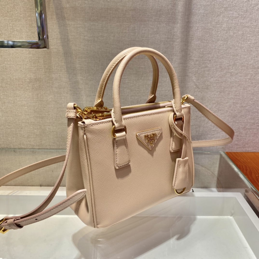 Prada Galleria Saffiano Leather Micro-Bag(20-14.5-9.5cm)   1BA906 - DesignerGu