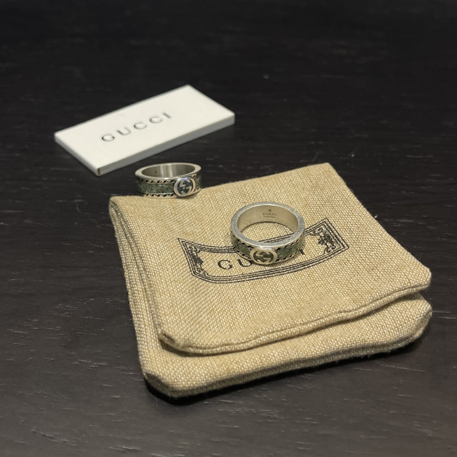 Gucci Ring with Interlocking G - DesignerGu