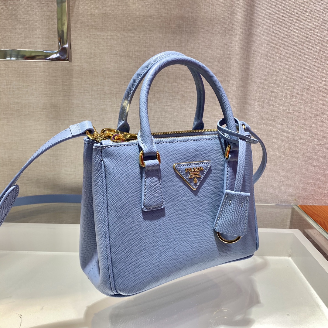 Prada Galleria Saffiano Leather Micro-Bag(20-14.5-9.5cm)   1BA906 - DesignerGu