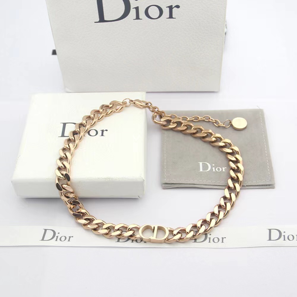 Dior Cuban  Necklace - DesignerGu