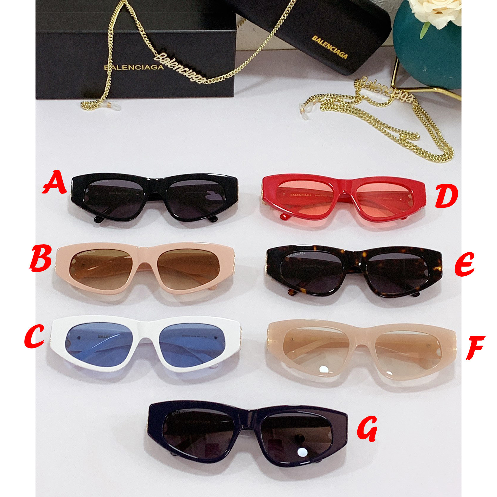 Balenciaga Sunglasses  BB0095S - DesignerGu