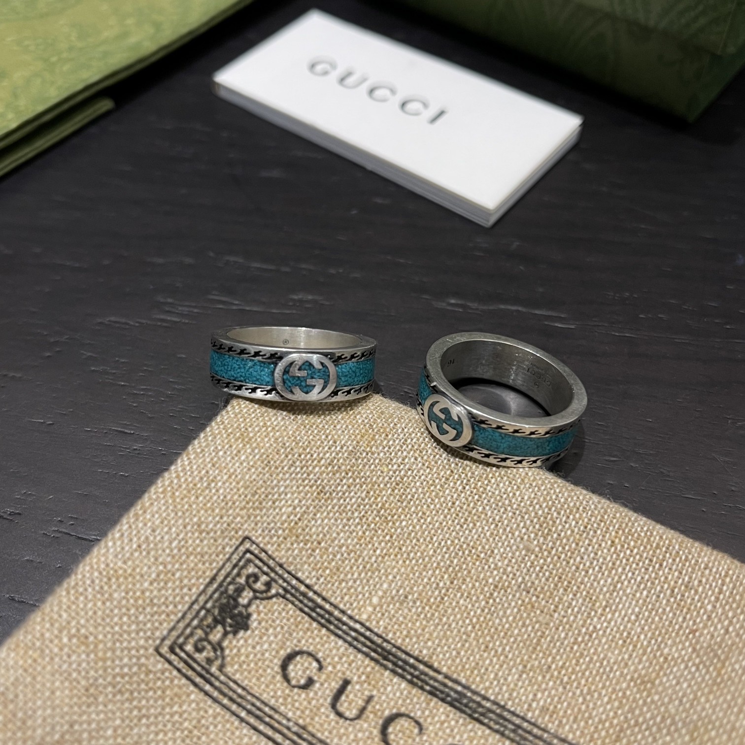 Gucci Ring with Interlocking G - DesignerGu