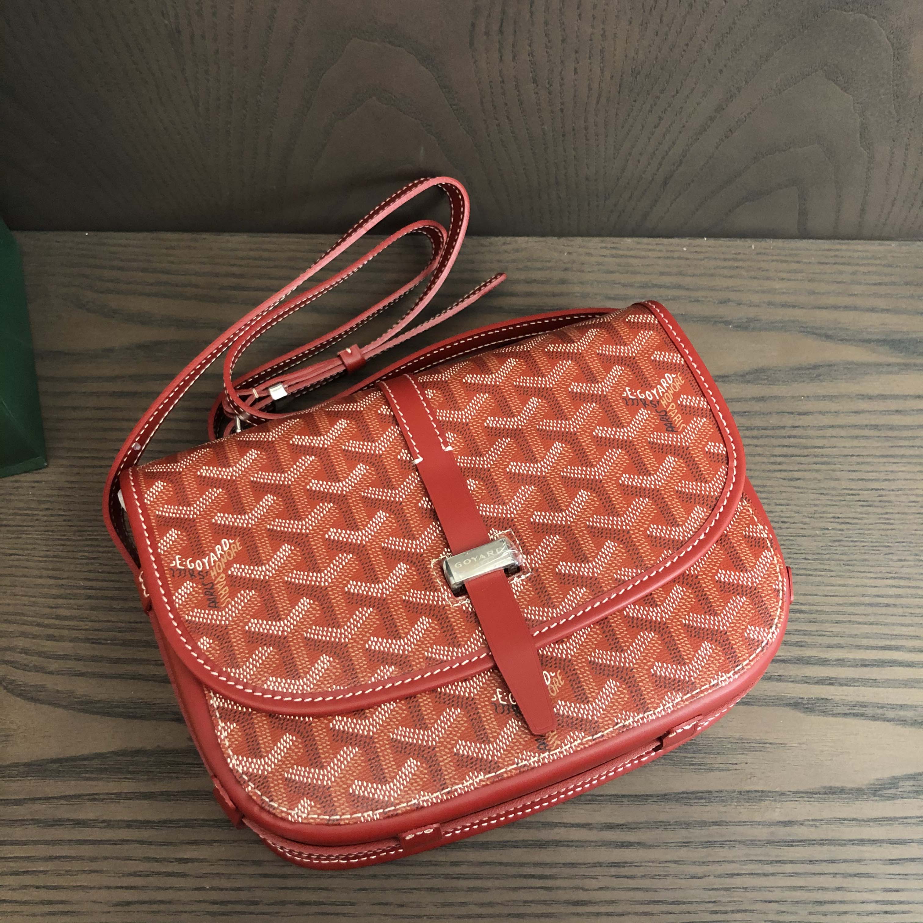 Goyard Belvedere PM Bag In Red(22-15-6.5cm) - DesignerGu