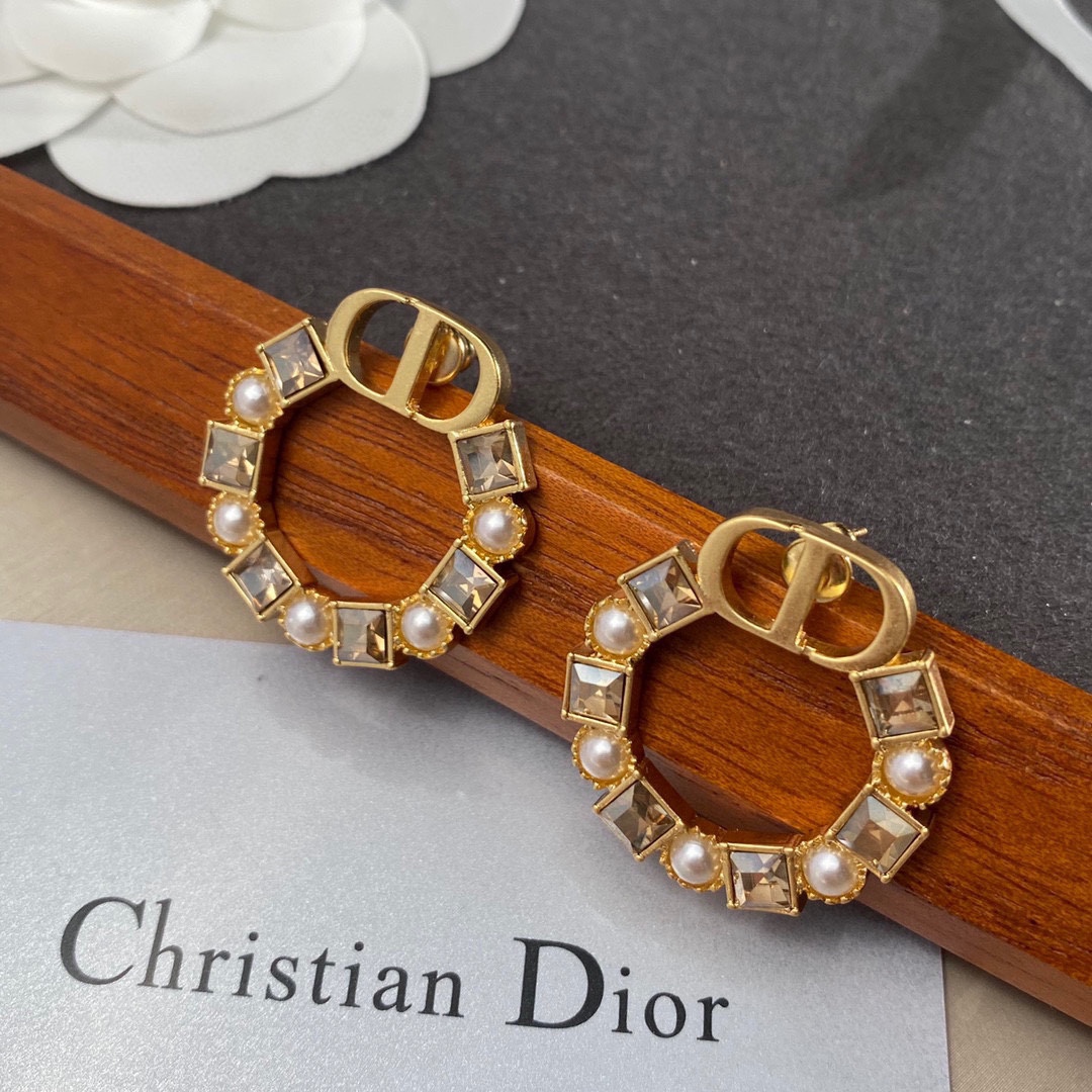 Dior Petit CD Earrings - DesignerGu