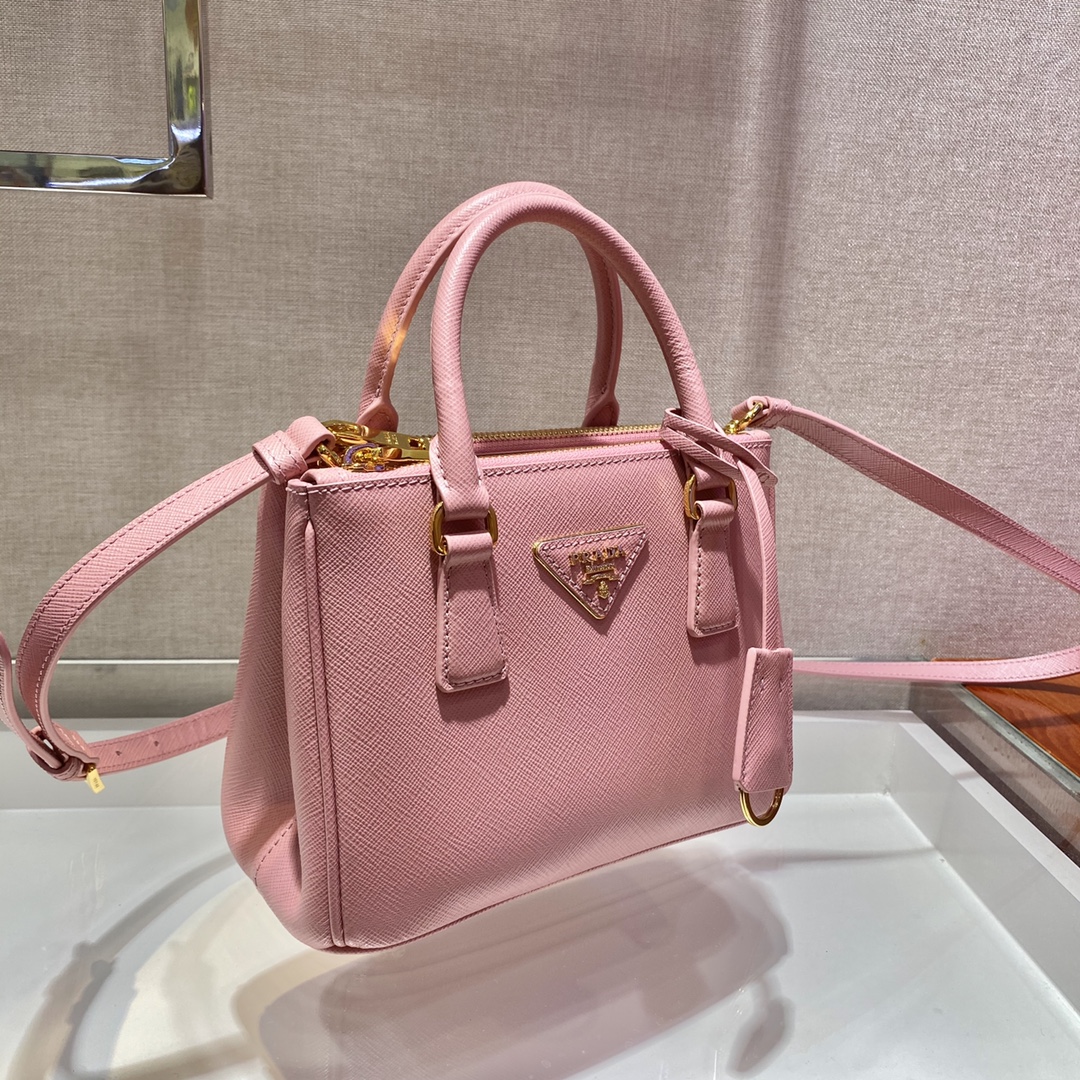 Prada Galleria Saffiano Leather Micro-Bag(20-14.5-9.5cm)   1BA906 - DesignerGu