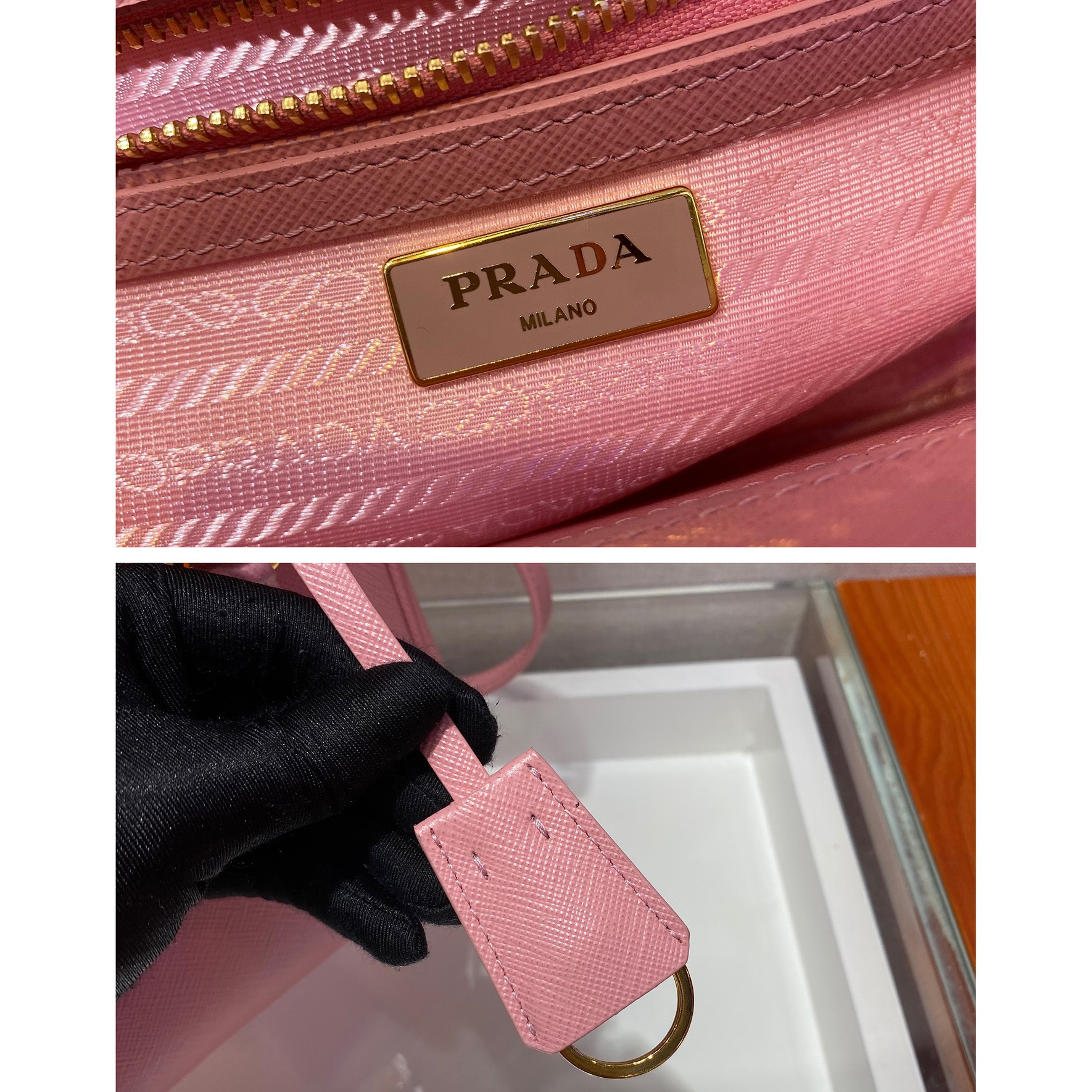 Prada Galleria Saffiano Leather Micro-Bag(20-14.5-9.5cm)   1BA906 - DesignerGu