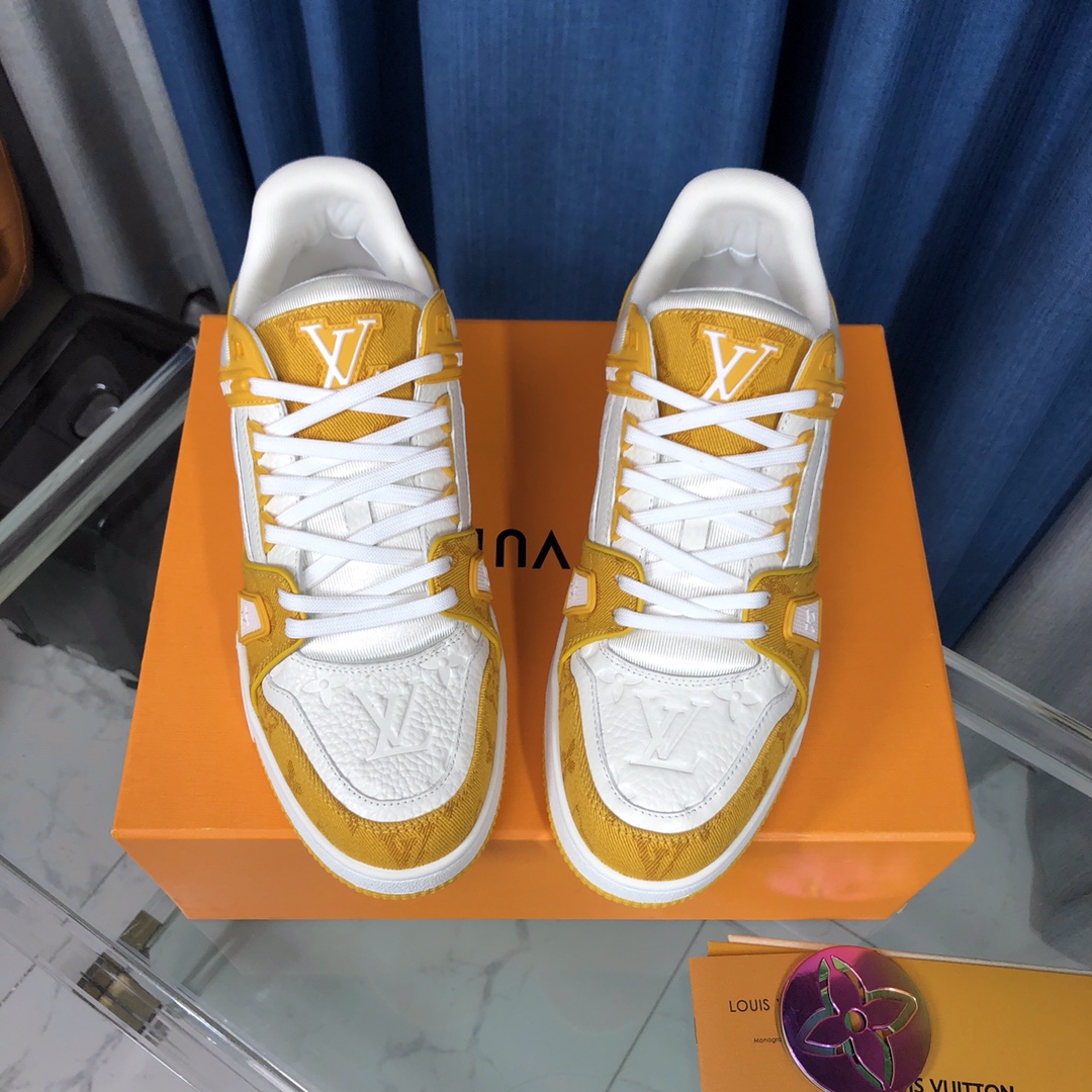 Louis Vuitton LV  Trainer Sneaker(upon uk size) - DesignerGu