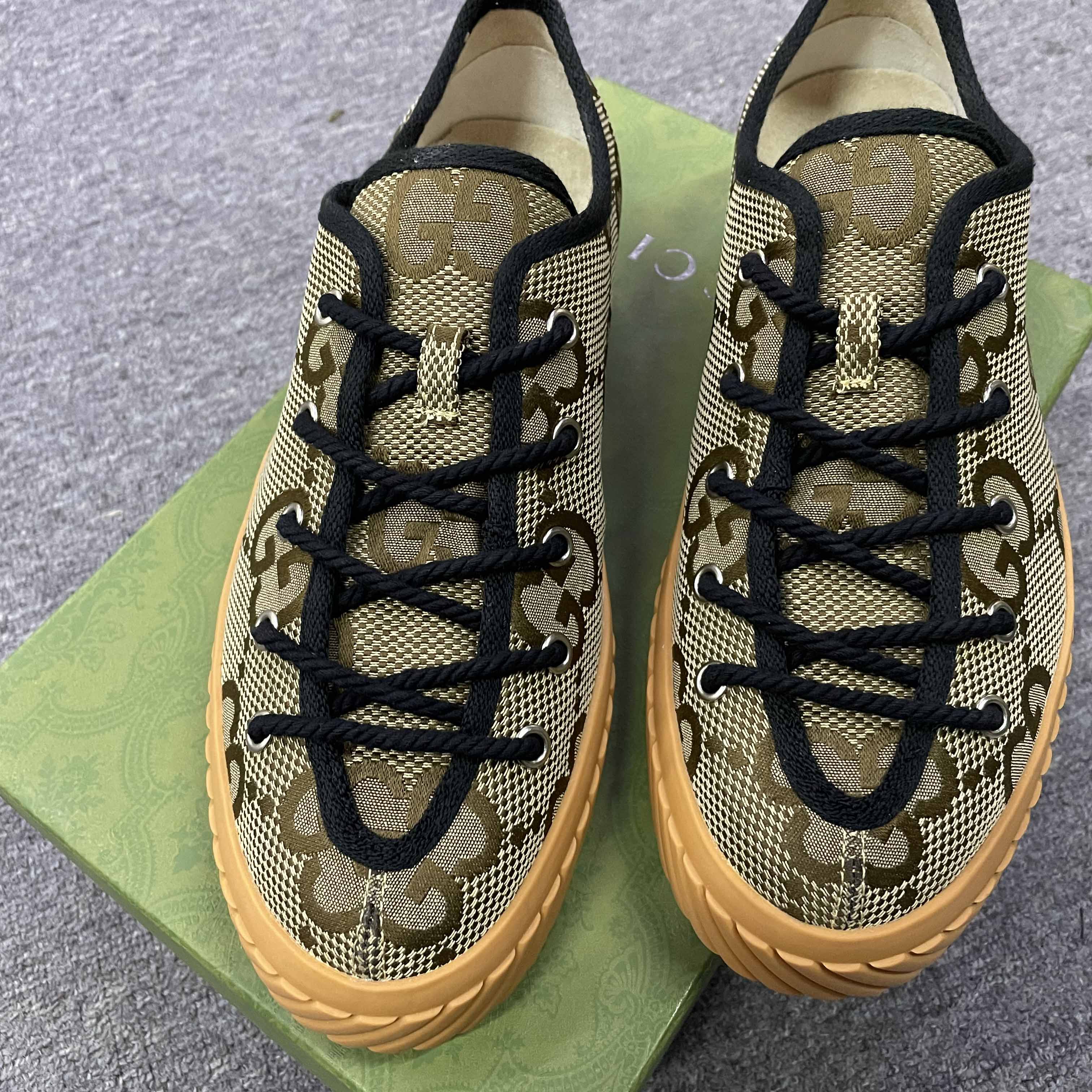 Gucci Men's Maxi GG Sneaker  - DesignerGu