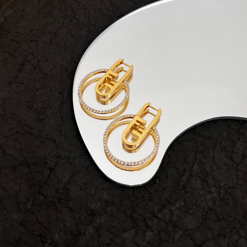 Fendi O’Lock Earrings - DesignerGu