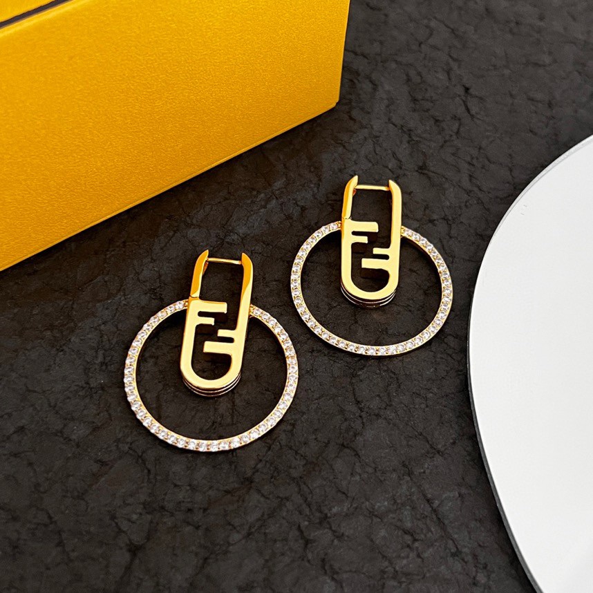 Fendi O’Lock Earrings - DesignerGu
