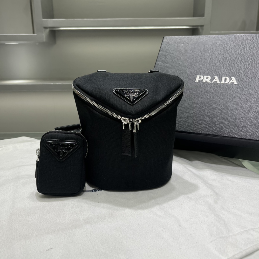 Prada Re-Nylon And Leather Shoulder Bag - DesignerGu