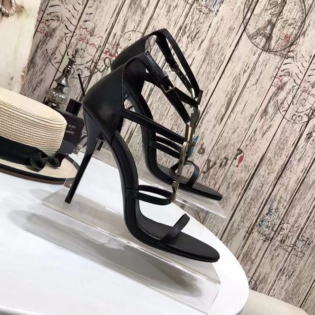 Saint Laurent High Heeled Sandals - DesignerGu