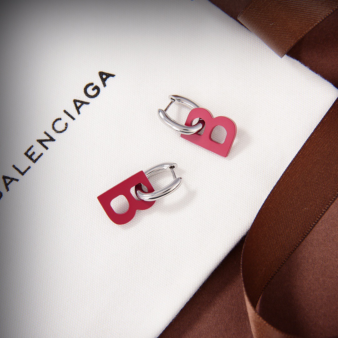 Balenciaga B Chain XS Earrings - DesignerGu